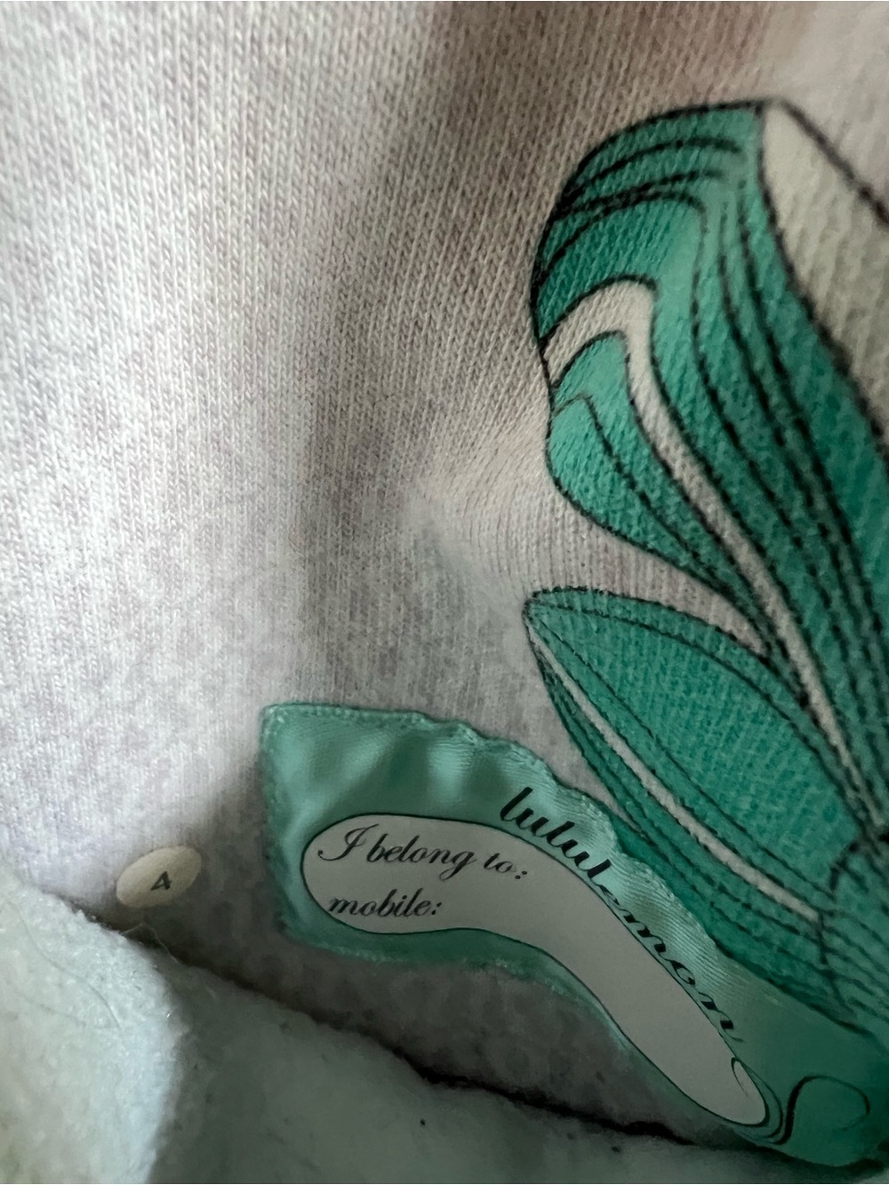 Vintage Lululemon Floral Scuba Hoodie Size 4 Mint Pink Zip Up Jacket Y2K - Picture 7 of 13